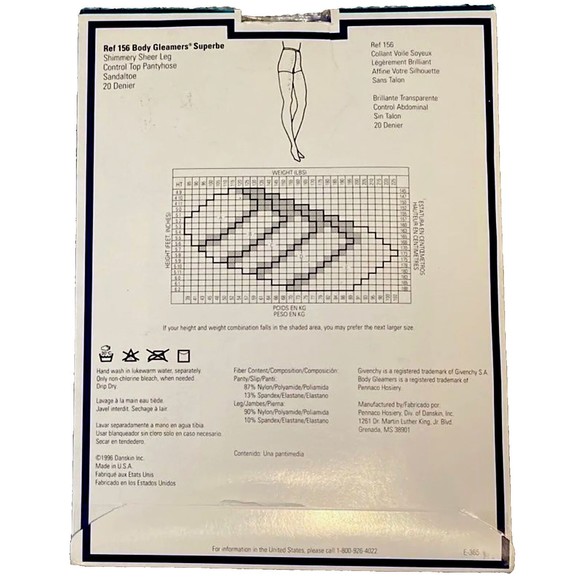 Vintage Givenchy Body Gleamers Rare Violette Color Size B - Picture 2 of 2